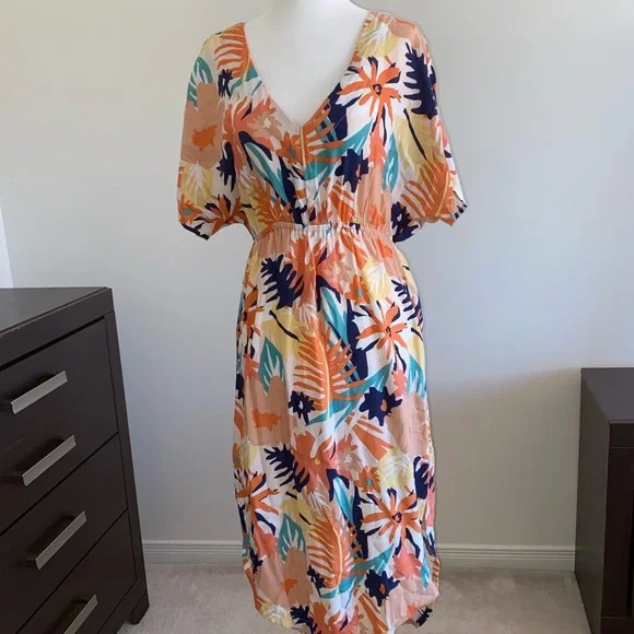 ROXY FLORAL DRESS - Picture 2 of 10